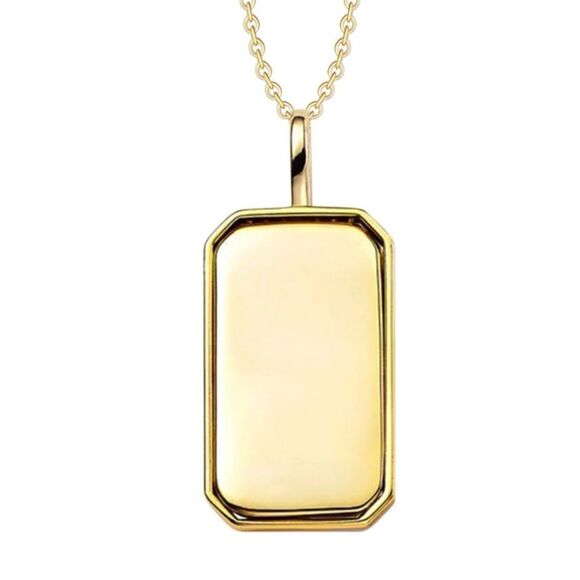 SALE 18k Stamped Gold Filled Iridescent Taurus Horoscope Crystal Necklace - Picture 2 of 10